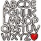 Iron On Letters for Clothing, A-Z Sequin Embroidery Patches for Jackets & Denim (3.7 x 3 In, 27 Pieces)